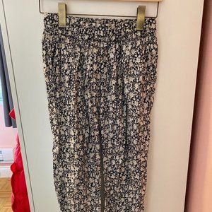 Floral Tapered Pants